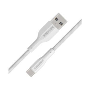 Promate Cable Type-c To type-c O-Flex White